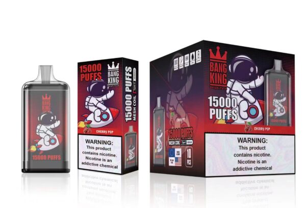 Bang King 15000 Puffs 0% 2% 3% 5% Nikotinová dobíjecí jednorázová vape velkoobchod – RiftVape – 11