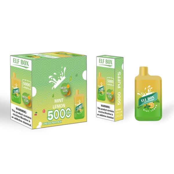 ELF BOX 5000 Puffs 0% 2% 3% 5% Nicotine Disposable Vape Authentic E Cigarette Pen Wholesale - RiftVape - 20