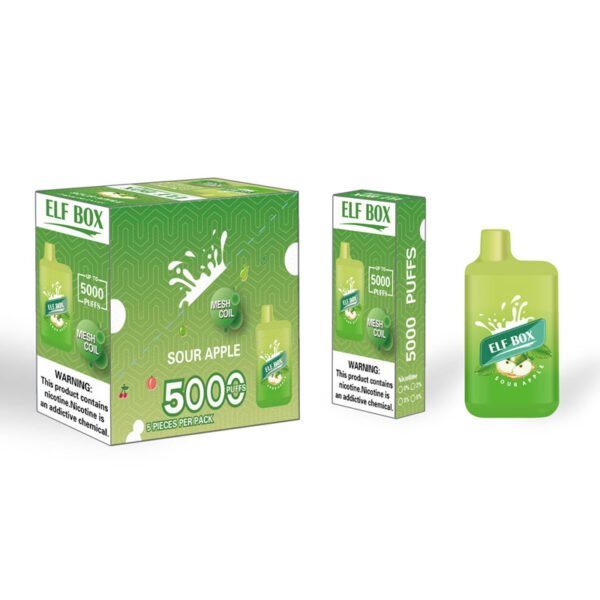 ELF BOX 5000 Puffs 0% 2% 3% 5% Nicotine Disposable Vape Authentic E Cigarette Pen Wholesale - RiftVape - 23