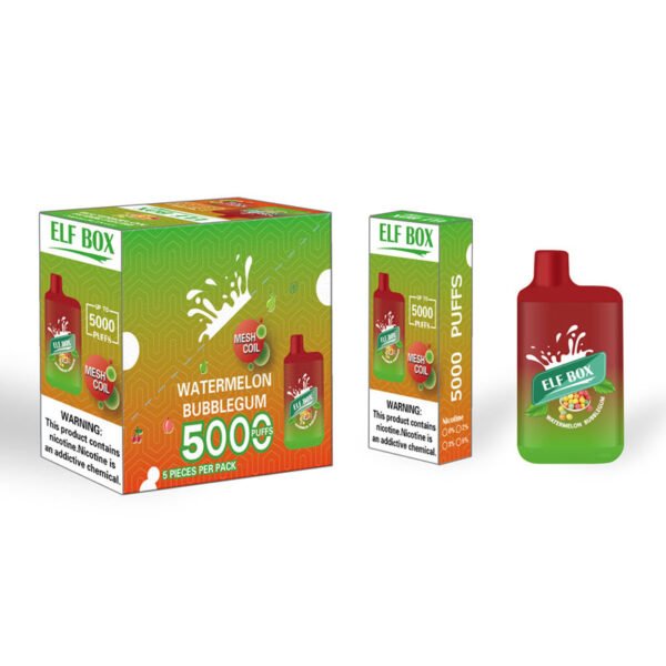 ELF BOX 5000 Puffs 0% 2% 3% 5% Nicotine Disposable Vape Authentic E Cigarette Pen Wholesale - RiftVape - 9