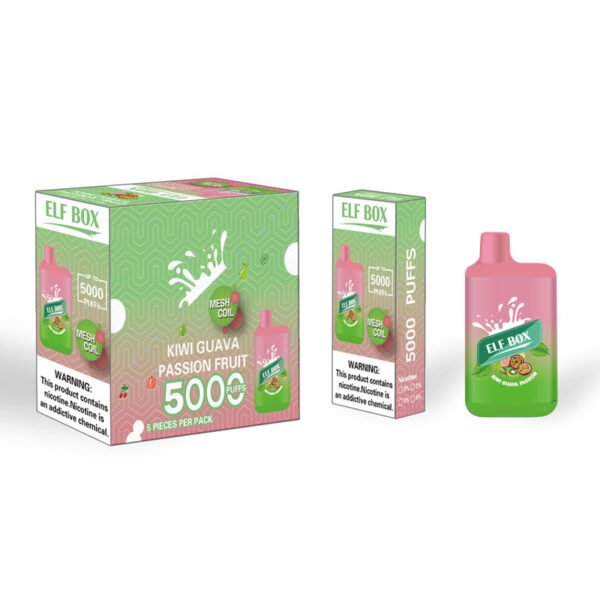 ELF BOX 5000 Puffs 0% 2% 3% 5% Nicotine Disposable Vape Authentic E Cigarette Pen Wholesale - RiftVape - 17