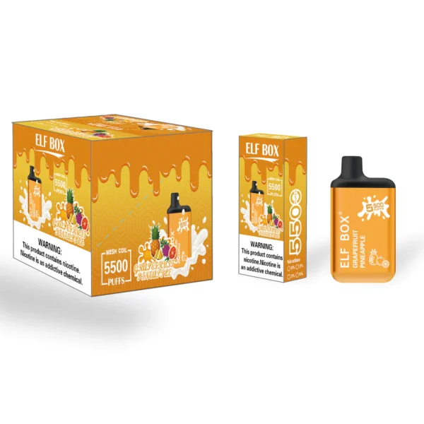 ELF BOX 5500 Vape Descartável 5500 Puffs Autêntica Caneta E Cigarro Atacado - RiftVape - 4