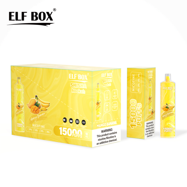 ELF BOX LS15000 Puff Shisha Hookah 0% 2% 5% Nikotin wiederaufladbar Einweg-Vape Großhandel – RiftVape – 12