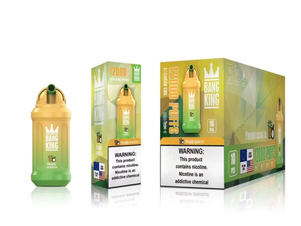 Bang King 12000 Puffs 0% 2% 3% 5% Vente en gros de vape jetable rechargeable à la nicotine - RiftVape - 18