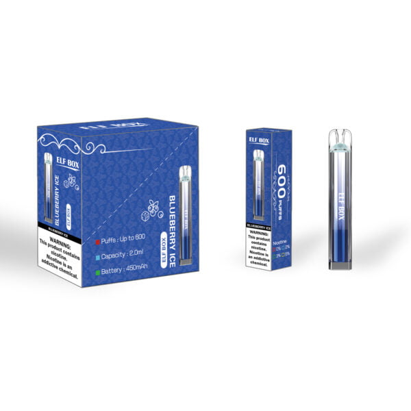 ELF BOX 600 Puffs 2% Nikotiini Kertakäyttöinen Vape Pen Tukkumyynti - RiftVape - 8