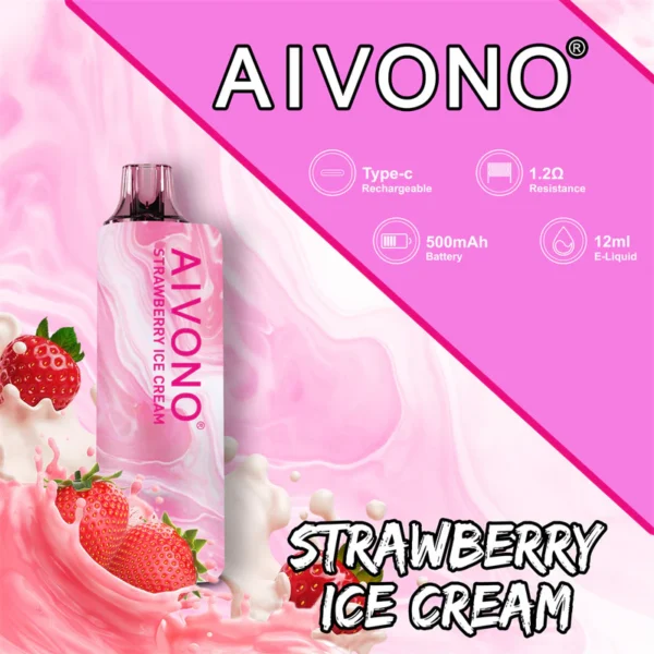 AIVONO AIM GUN 7000 Puffs 0% 2% 3% 5% ar zemu nikotīna saturu, atkārtoti uzlādējama vienreizēja Vapes pildspalva lielapjoma pirkšana vairumtirdzniecība - RiftVape - 5