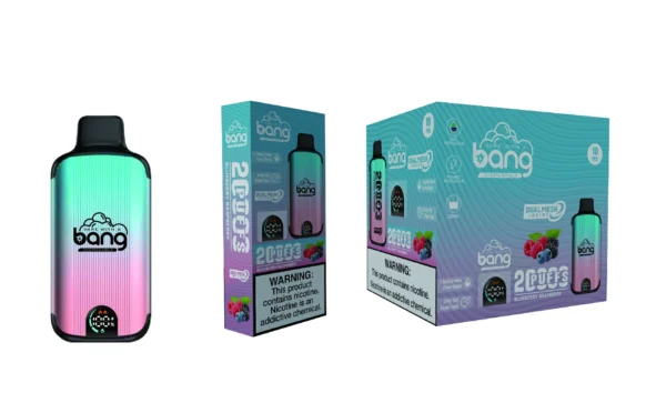 Bang Vape 20000 Puffs Dual Mesh 0% 2% 3% 5% Display LED com baixo teor de nicotina Recarregável em massa Compre Caneta Vape Descartável no atacado - RiftVape - 7