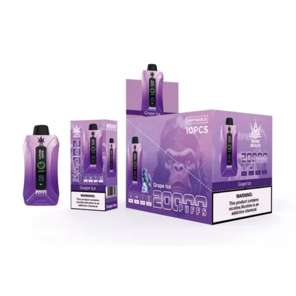 Bang Beach 20000 vpihov 0% 2% 3% 5% Nizkonikotinsko polnilno pero za enkratno uporabo Vape na debelo Nakup na debelo - RiftVape - 7