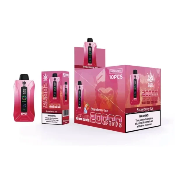 Bang Beach 20000 vpihov 0% 2% 3% 5% Nizkonikotinsko polnilno pero za enkratno uporabo Vape na debelo Nakup na debelo - RiftVape - 2