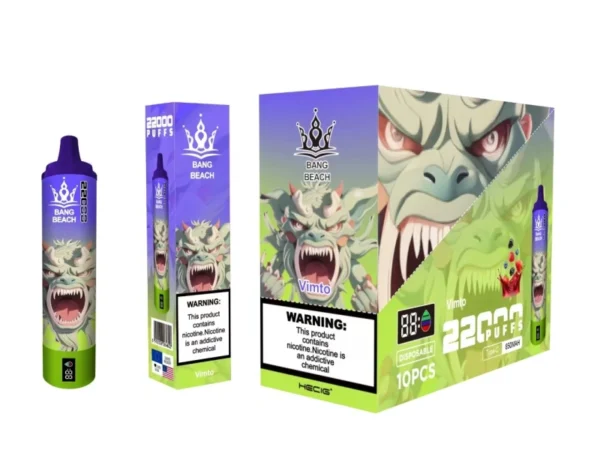 Bang Beach 22000 Puffs 0% 2% 3% 5% Low Nicotine Rechargeable Bulk Buy Disposable Vape Pen Wholesale - RiftVape - 9