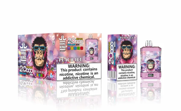 Bang King Double Crystal 20000 Puffs 0% 2% 3% 5% Low Nicotine Rechargeable Disposable Vapes Pen Bulk Buy Wholesale - RiftVape - 3
