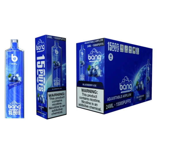 Bang Tn 15000XXL Puffs SHISHA 0% 2% 3% 5% Nikotynowy akumulator Jednorazowy długopis Vapes Kup hurtowo - RiftVape - 13