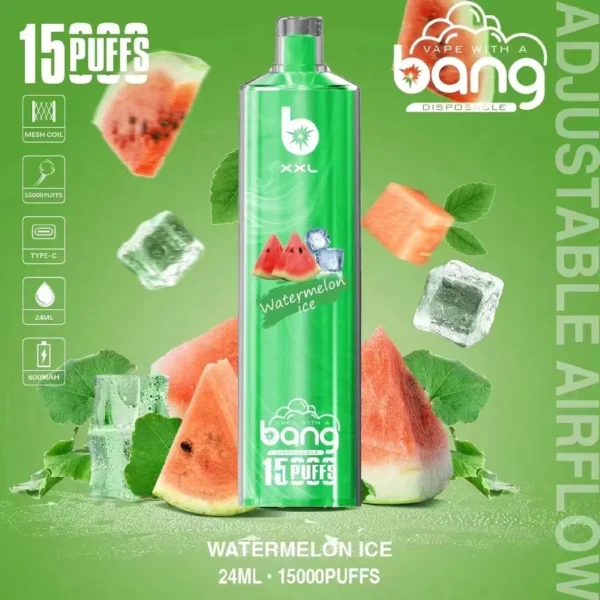 Bang Tn 15000XXL Puffs SHISHA 0% 2% 3% 5% Nikotynowy akumulator Jednorazowy długopis Vapes Kup hurtowo - RiftVape - 1