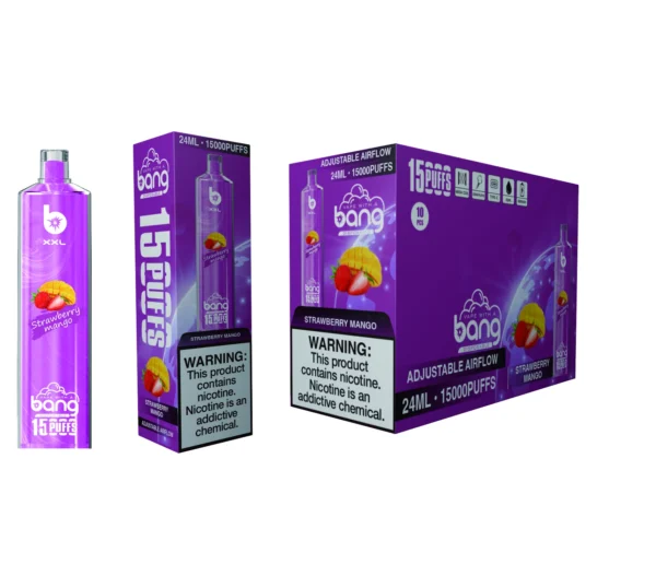 Bang Tn 15000XXL Puffs SHISHA 0% 2% 3% 5% Nikotynowy akumulator Jednorazowy długopis Vapes Kup hurtowo - RiftVape - 5
