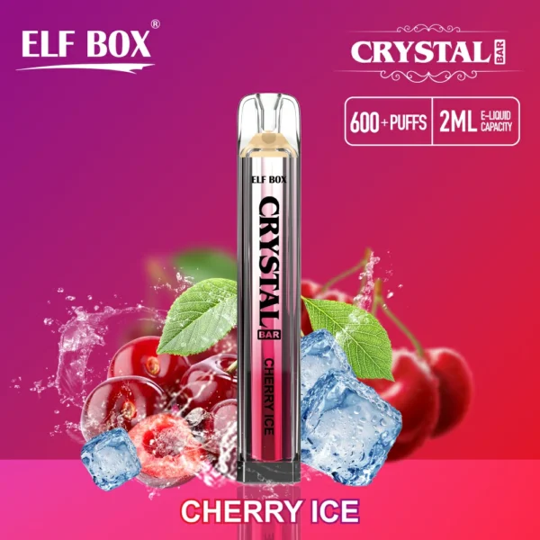 ELF BOX CRYSTAL BAR 600 Puffs 0% 2% 5% Vape desechable recargable con nicotina Compra a granel al por mayor - RiftVape - 5