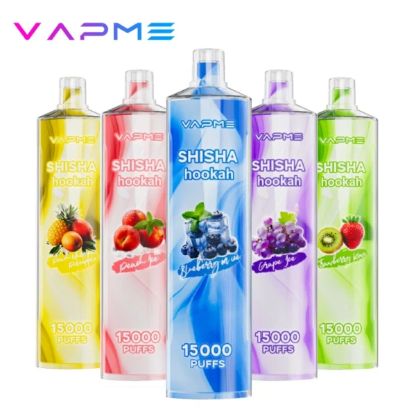 Vapme Shisha Hookah 15000 Puffs 0% 2% Nikotin Újratölthető Eldobható Vapes Tömeges vásárlás Nagyker - RiftVape - 13