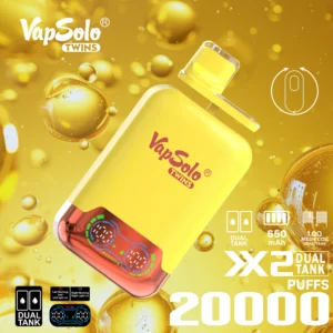 VapSolo Twins 20000 Puffs 2% 5% Madala nikotiinisisaldusega laetav ühekordne Vapes Pen hulgiost hulgimüük – RiftVape – 17