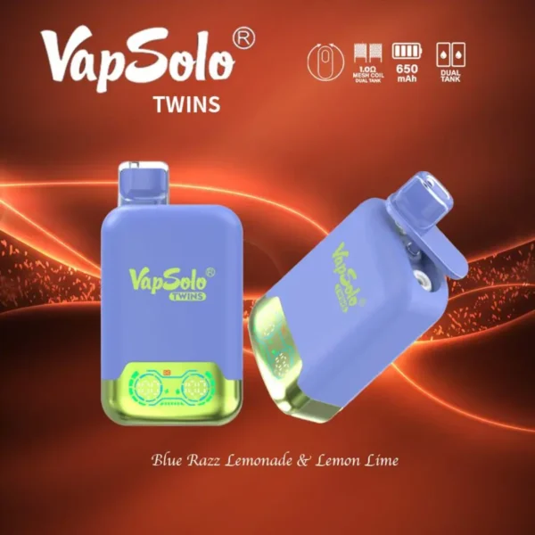 VapSolo Twins 20000 Puffs 2% 5% Madala nikotiinisisaldusega laetav ühekordselt kasutatav Vapes Pen hulgimüük - RiftVape - 13