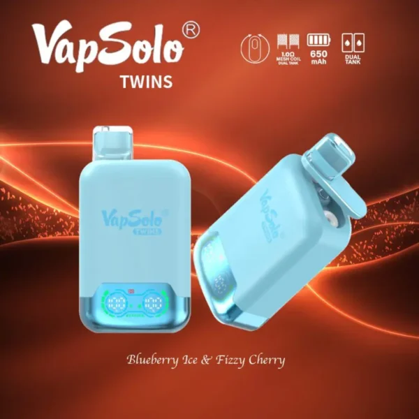 VapSolo Twins 20000 Puffs 2% 5% Madala nikotiinisisaldusega taaslaetav ühekordne Vapes Pen hulgimüük - RiftVape - 12