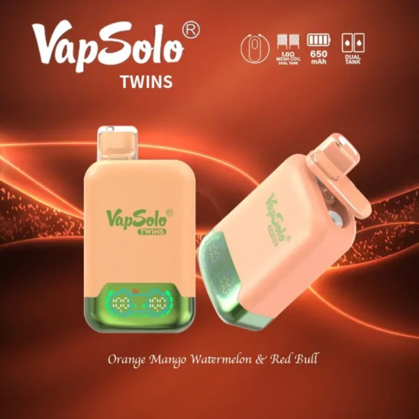 VapSolo Twins 20000 Puffs 2% 5% Madala nikotiinisisaldusega laetav ühekordne Vapes Pen hulgiost hulgimüük – RiftVape – 9