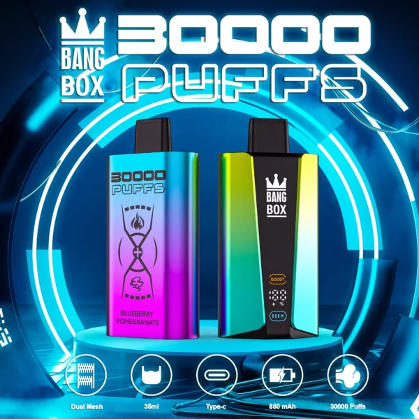 Bang Box 30000 Puffs Dual Mesh 0% 2% 3% 5% Nikotynowy Akumulator Jednorazowy Vapes Pen Luzem Kup hurtowo - RiftVape - 1