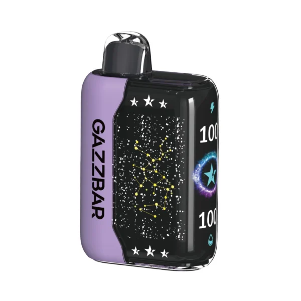 Gazzbar Turbo 30000 Puffs Stars Light Dual Mesh 5% LED-display med låg nikotinhalt Uppladdningsbar engångsvapes Penna Bulk Köp grossist - RiftVape - 12