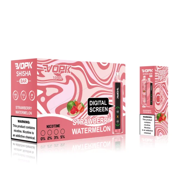 VOPK Shisha Bar 20000 Suihkeet 0% 2% 3% 5% Vähän nikotiinia sisältävä ladattava kertakäyttöinen Vapes Pen Bulk Tukkumyynti - RiftVape - 4