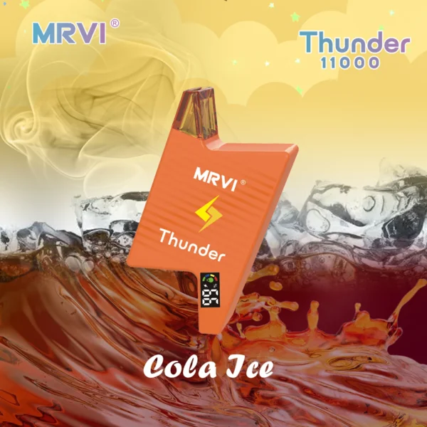MRVI Thunder 11000 Puffs Digital Skärm 2% 3% 5% Låg nikotin uppladdningsbara engångsvapes Penna Bulk Köp Partihandel - RiftVape - 8