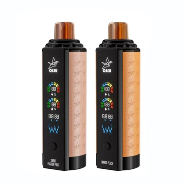 VASY OSSU 30000 Puffs Shisha Hookah Dual Mesh Full Screen 0% 5% Low Nicotine Rechargeable Disposable Vapes Pen Bulk Buy Wholesale - RiftVape - 2